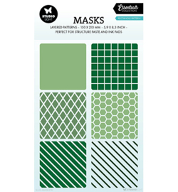 SL-ES-MASK278 - Rectangle pattern Essentials nr.278