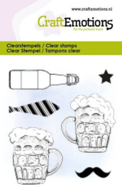 CraftEmotions clearstamps 6x7cm - Bier 5030