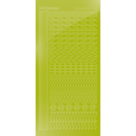 Hobbydots sticker 18 - Mirror Leaf Green STDM18N