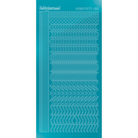 Hobbydots sticker 20 - Mirror Azure Blue