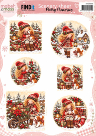 Mabel and Moss - Scenery Sheet - Merry Memories MMSB10010