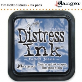 Tim Holtz distress ink pad faded jeans 21452