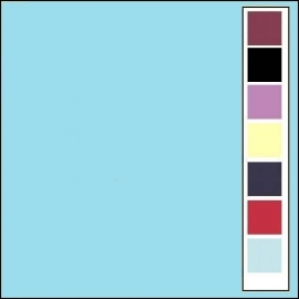 Linnenkarton - Vierkant - Lichtblauw  28