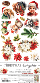 Craft O Clock Extras Set Flowers 15x30 cm Christmas Everywhere CC-C69-CE-11