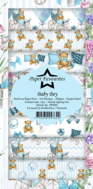 Dixi Slimline PaperPack 10x21 cm Baby Boy pfs091