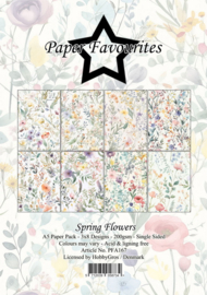 Paper Favourites A5 Spring Flowers PFA167