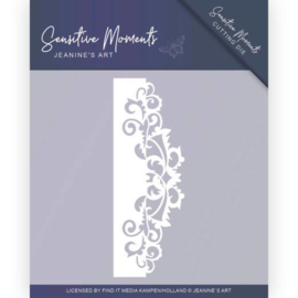 Dies - Jeanine's Art - Sensitive Moments - Swirl Border JAD10098  Formaat ca. 12,5 x 4,5 cm