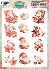 3D Push Out - Berries Beauties -Nostalgic Noel - Nostalgic Santa SB10957