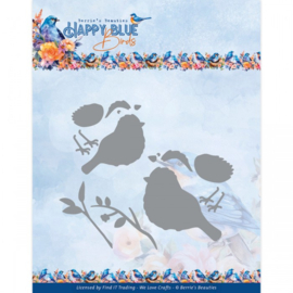 Dies - Berries Beauties - Happy Blue Birds - Happy Birds BBD10003