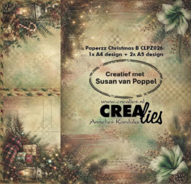 Designpapier Kerst B Crealies CLPZ026