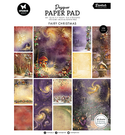 SL-ES-DPP337 - Designer Paper Pad Fairy Christmas Essentials nr.337