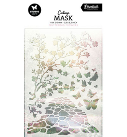 SL-ES-MASK363 - Fluttering Flowers Essentials nr.363