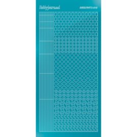 Hobbydots sticker 10 - Mirror Azure Blue