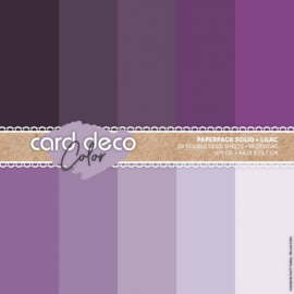 Card Deco Color Paperpack - Solid - Lilac - A4 CDCPPA411003