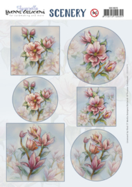 Scenery - Yvonne Creations - Aquarella - Magnolia  CDS10070