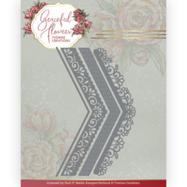 Dies - Yvonne Creations - Graceful Flowers -Graceful Borders  YCD10262