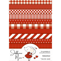 Tiny Cardstock - A5 - Aardbeirood Rood