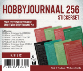 Stickerset Hobbyjournaal 256 HJSTS12