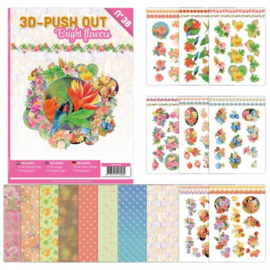 3D Push Out book 38 - Urban Flowers