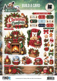 Berrie's Beauties- Build A Card - Good Old Christmas - Christmas Comforts BBBAC10006