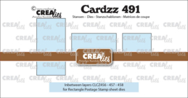 Cardzz stansen no. 491, 3x Tussenlaagje voor CLCZ456, CLCZ457 & CLCZ458