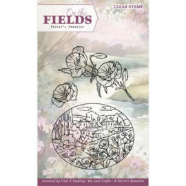 Clear Stamps - Berries Beauties - On The Fields - Poppy BBCS10006