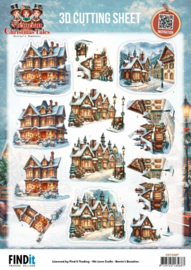 3D Cutting Sheet - Berries Beauties - Victorian Christmas Tales - Home for Christmas   CD12487