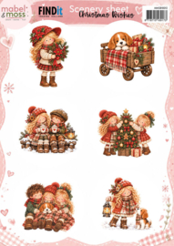 Mabel and Moss - Scenery Sheet - Christmas Wishes MMSB10012