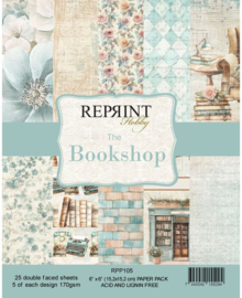 The Bookshop 6x6 Inch Paper Pack (RPP105)