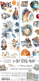 Craft O Clock Extras Set Mix 15x30 cm Cozy Winterland CC-F34-CW-13