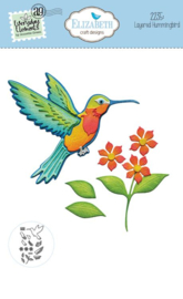 Elizabeth Craft Design, Snijmal , Layered Hummingbird - 2235