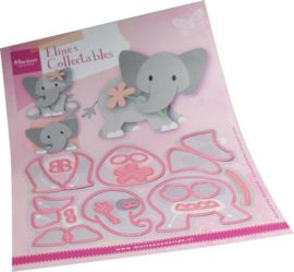 Marianne D Collectables Eline‘s Baby Olifant COL1521 150x210mm