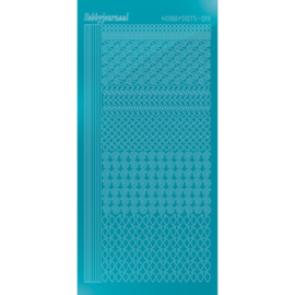 Hobbydots sticker 19 - Mirror Azure Blue