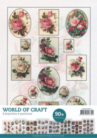 Die-cut sheets book Pearlescent - WOC - Flowers and Animals 1 WOCKB10001 ( 8 vellen)