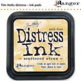 Tim Holtz distress ink pad scattered straw 21483