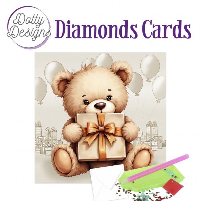 Dotty Designs Diamond Cards - Teddy 1 (DDDC1187)