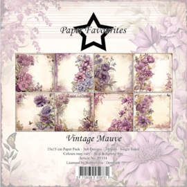 Paper Favourites 15x15 cm Vintage Mauve PF534