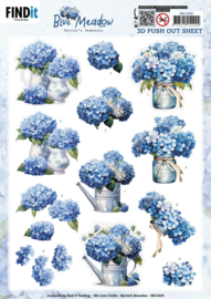 SB11029 - Berries Beauties - Blue Meadow - Vase (stans)