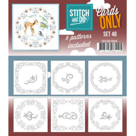 Cards only Stitch 48