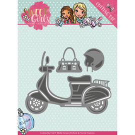 Die - Yvonne Creations - Sweet Girls - Scooter   YCD10120