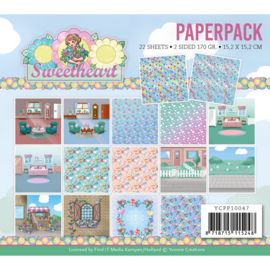 Paperpack - Yvonne Creations - Bubbly Girls - Sweetheart  YCPP10047