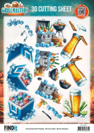 3D Cutting Sheet - Berries Beauties - Grillmasters - BBQ & Brews CD12468