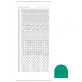 STDM19I Hobbydots sticker - Mirror Emerald
