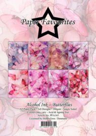 Paper Favourites A5 Alcohol Ink Butterflies PFA165