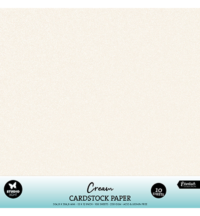 SL-CO-PS47 - Paper Set Cardstock Cream 250 gsm Essentials nr.47
