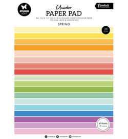 SL-ES-UPP300 - Unicolor Paper Pad Spring Tones Essentials nr.300 (36 sheets / A4)