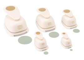 Vaessen Creative - Figuurpons Set - Cirkels 5 stuks (501)