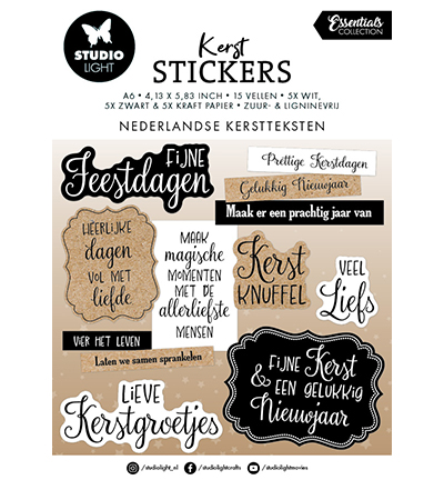 SL-ES-STIC40 - Sticker Pad Kerstwensen Essentials nr.40