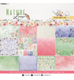 SL-NL-DPP149 - Paper Pad Nature Lover nr.130 (24 sheets / 304,8x304,8x9mm