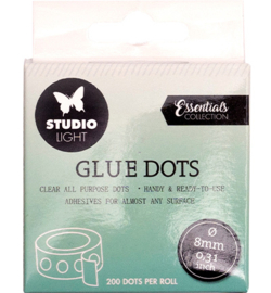 SL-ES-GLUED02 - Glue Dots Doublesided adhesive Essential nr.02 (200pcs / ø 8mm)